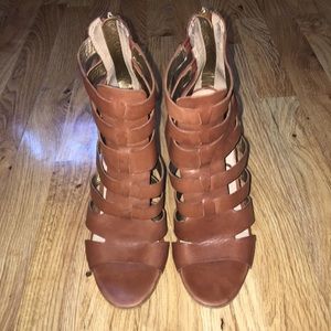 Sam Edelman Brown Chunky Heel